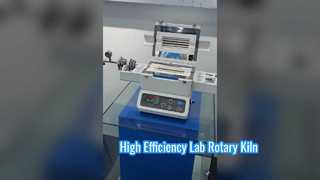 정밀한 실험실 테스트를 위한 산업용 전기 로터리 가마